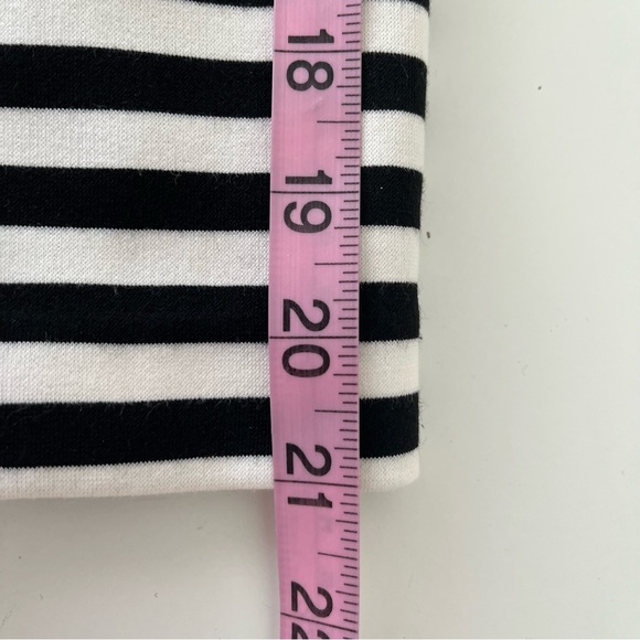 Chico’s Black Stripe Color Block Open Blazer - Picture 11 of 14